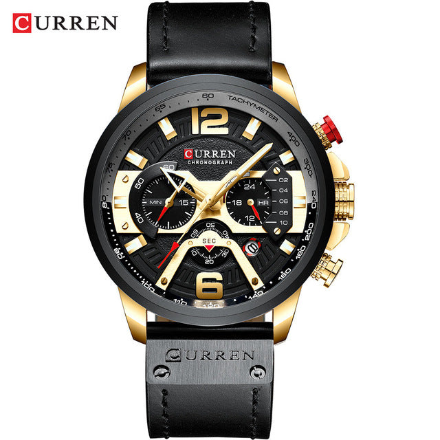 CURREN Casual Sport Chronograph Wristwatch