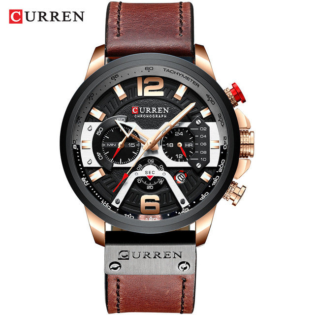 CURREN Casual Sport Chronograph Wristwatch