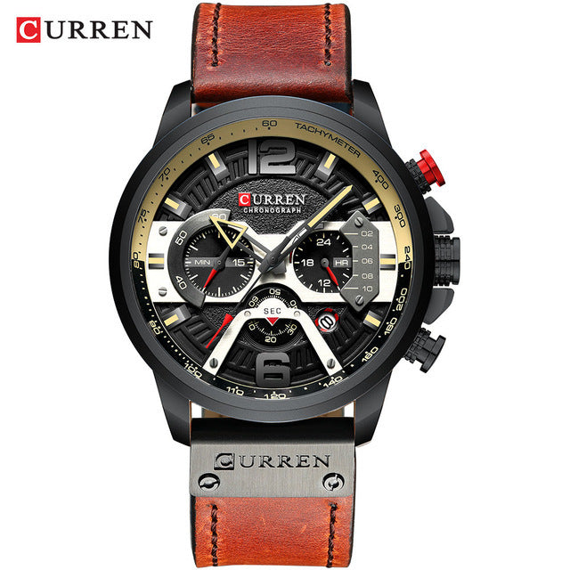 CURREN Casual Sport Chronograph Wristwatch