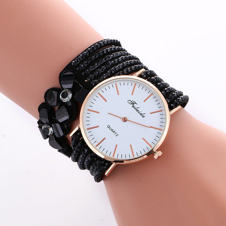 Flowers around the ring bracelet Women's Watch