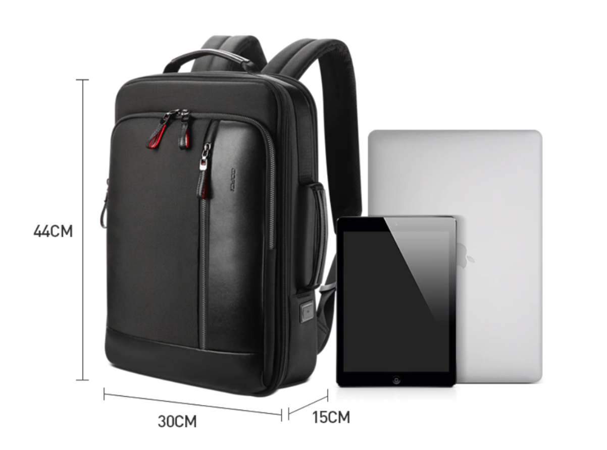 Anti Theft 15.6 Inch Laptop Backpack - USB External Charge - Waterproof