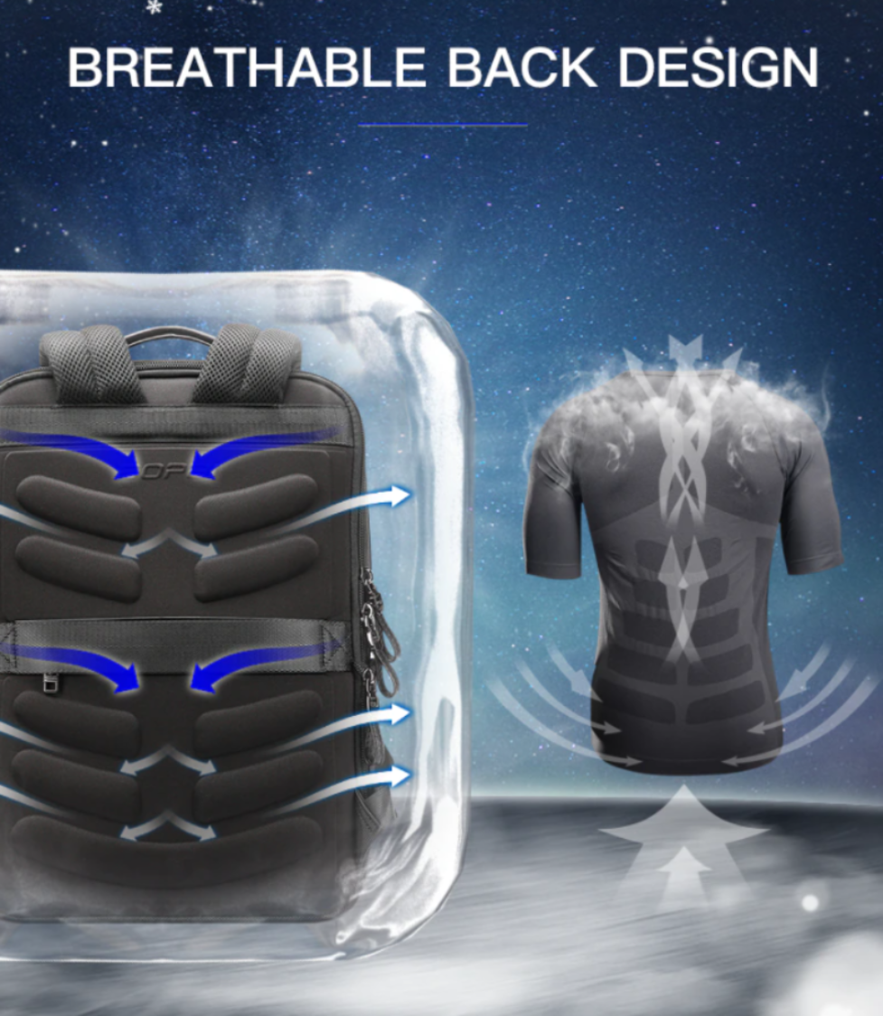 Anti Theft 15.6 Inch Laptop Backpack - USB External Charge - Waterproof