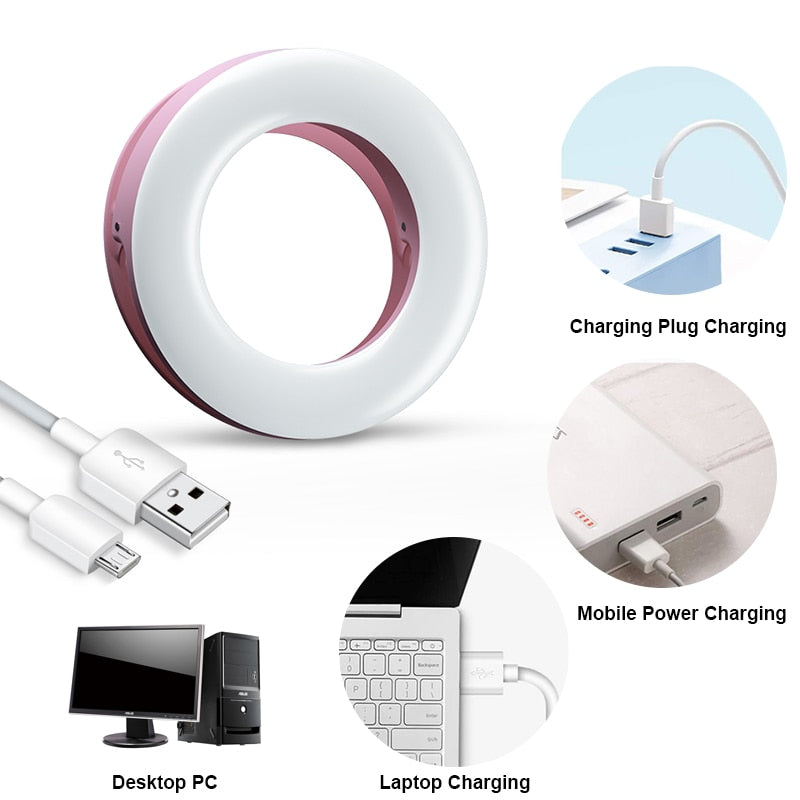 Universal Mobile Phone LED Ring Light