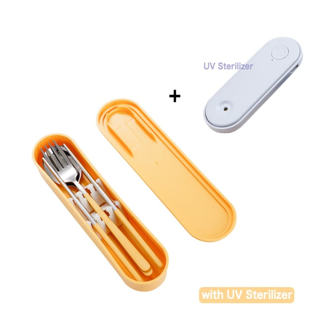 Cutlery Set with Box UVC Sterilizer