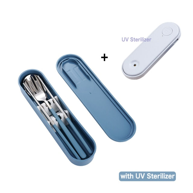 Cutlery Set with Box UVC Sterilizer