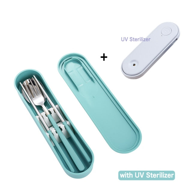 Cutlery Set with Box UVC Sterilizer