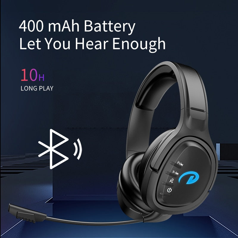 Wireless Gaming Headphones with Microphone