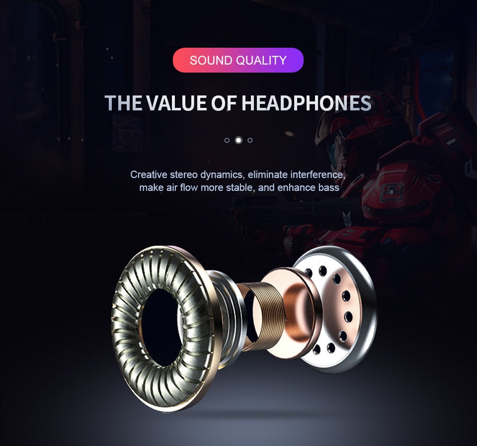 Wireless Gaming Headphones with Microphone