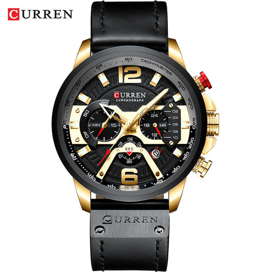 CURREN Casual Sport Chronograph Wristwatch