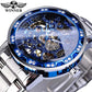 Winner Classic Explosion Hollow Diamond Men's Watch