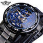 Winner Classic Explosion Hollow Diamond Men's Watch