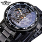 Winner Classic Explosion Hollow Diamond Men's Watch