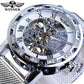 Winner Classic Explosion Hollow Diamond Men's Watch