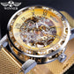 Winner Classic Explosion Hollow Diamond Men's Watch