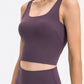 U Back Crop Tank Top