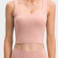U Back Crop Tank Top