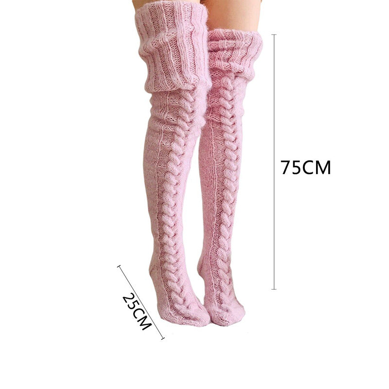 Knitted Mohair Long Stockings/Socks