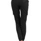 Drawstring Ankle Pocket Jeans