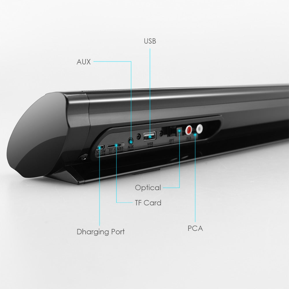 20W Column Wireless Bluetooth Speaker TV Soundbar Home Theater