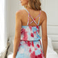 Colorblock Tie Dye Romper