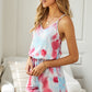 Colorblock Tie Dye Romper