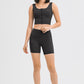 Zipper Front Sport Tank Top