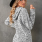 Heathered Long Sleeve Hooded Sweater