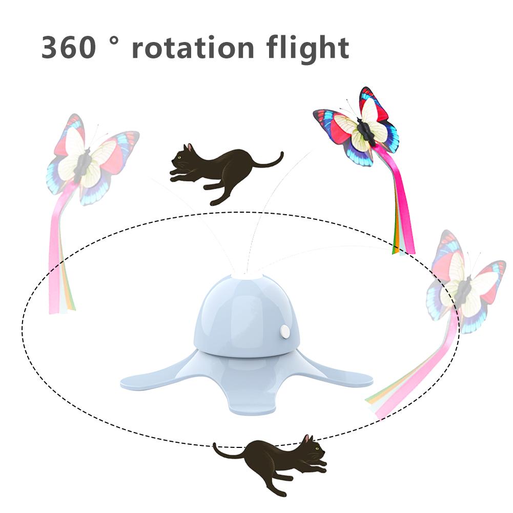 Electric Rotating Butterfly Cat Toy