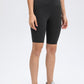 Hook & Eye Waist Biker Shorts