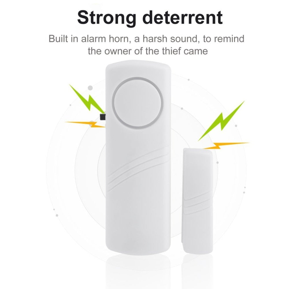 Wireless Home-Safety Alarm with Magnetic Sensor for Door or Window