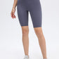 Hook & Eye Waist Biker Shorts