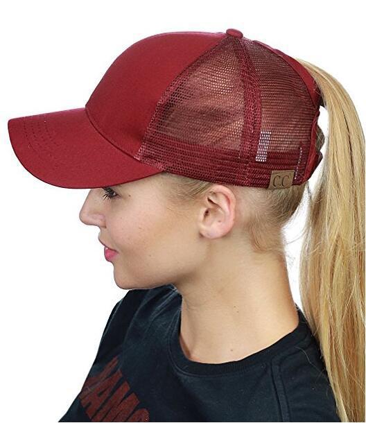 Ponytail Women Mesh Caps