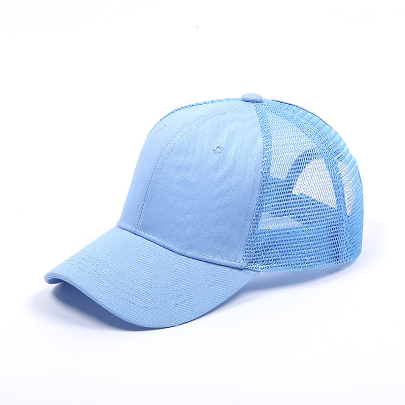 Ponytail Women Mesh Caps