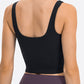 U Back Crop Tank Top
