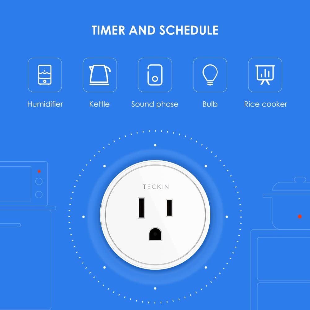 WiFi Smart Plug with Remote Voice Control