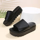 Open-toe thick-soled sandals and slippers women's