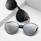 Vintage Polarized Sunglasses for Women  - Oval Cat-Eyed Styled Fashion Eyewear