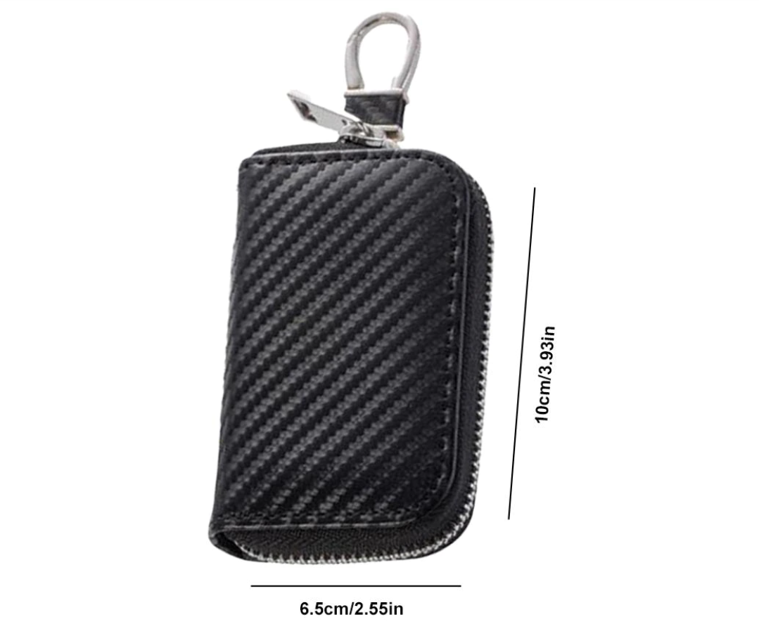 Premium Anti-Theft Key Fob Faraday Cage Protector Car RFID Signal Blocker