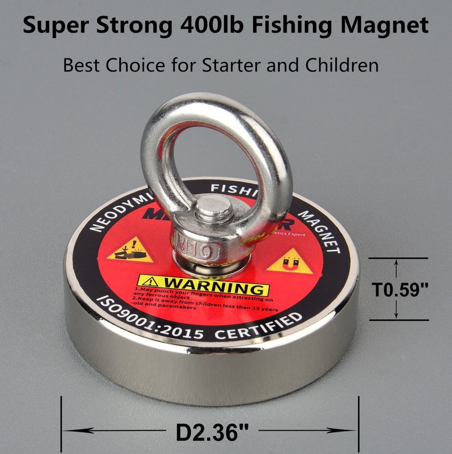 Fishing Magnet Kit with Grappling Hook & More