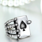 Skull Hand Claw Poker Playing Gothic Ring