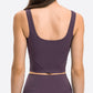 U Back Crop Tank Top