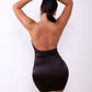 Rhinestone Crisscross Backless Ruched Bodycon Dress