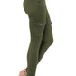 Drawstring Ankle Pocket Jeans