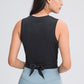 Wrap Front Sports Tank Top