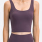 U Back Crop Tank Top