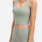 U Back Crop Tank Top