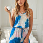Colorblock Tie Dye Romper