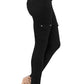 Drawstring Ankle Pocket Jeans