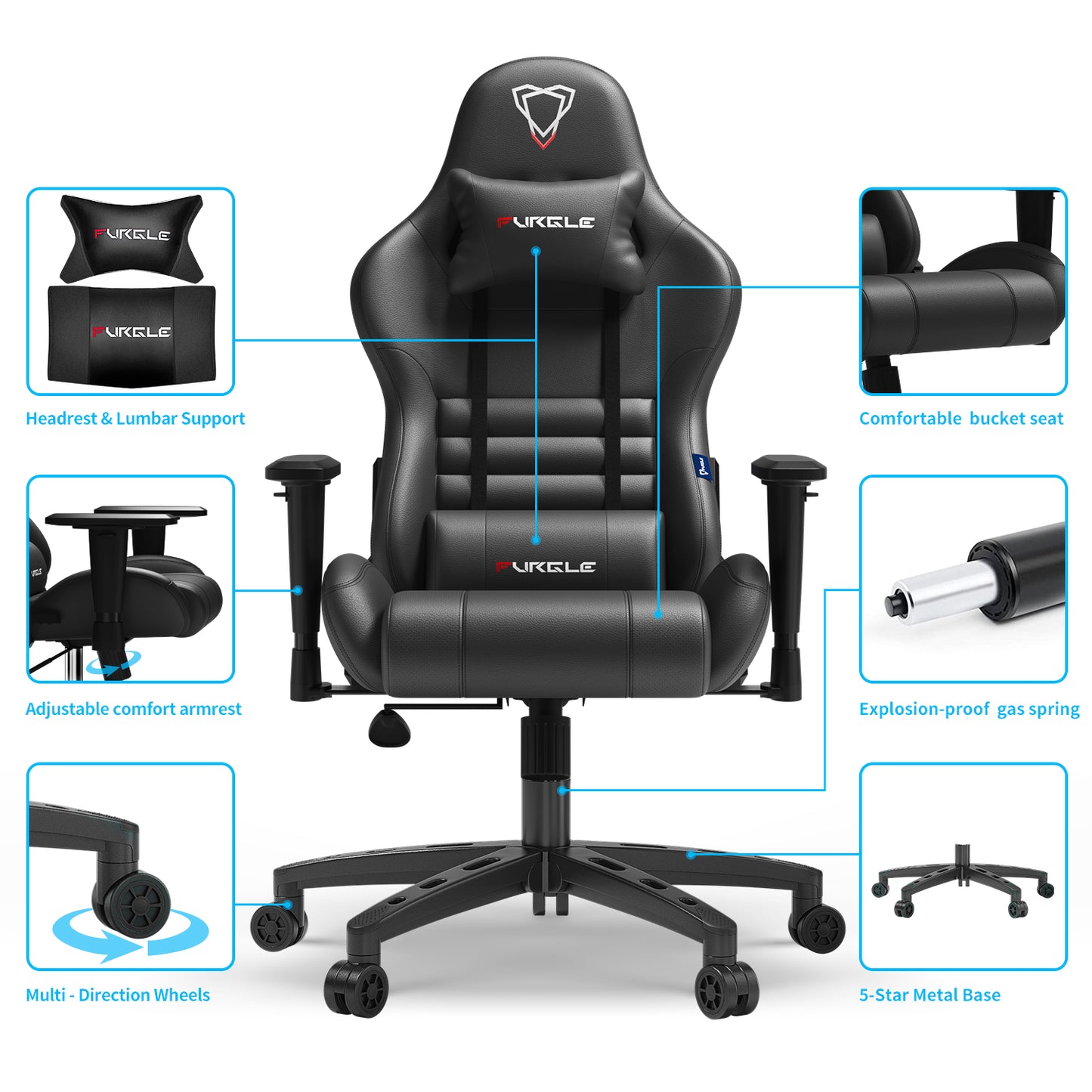 WCG Ergonomic Gaming Chair