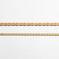 Gold Chain Geometric Inlay Necklace